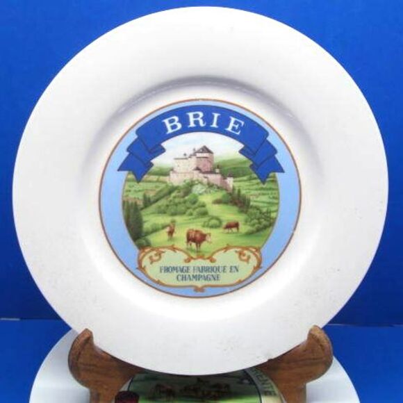 Muti French 9" Luncheon Cheese  Snack Plates Bundle of 4 - Picture 9 of 12